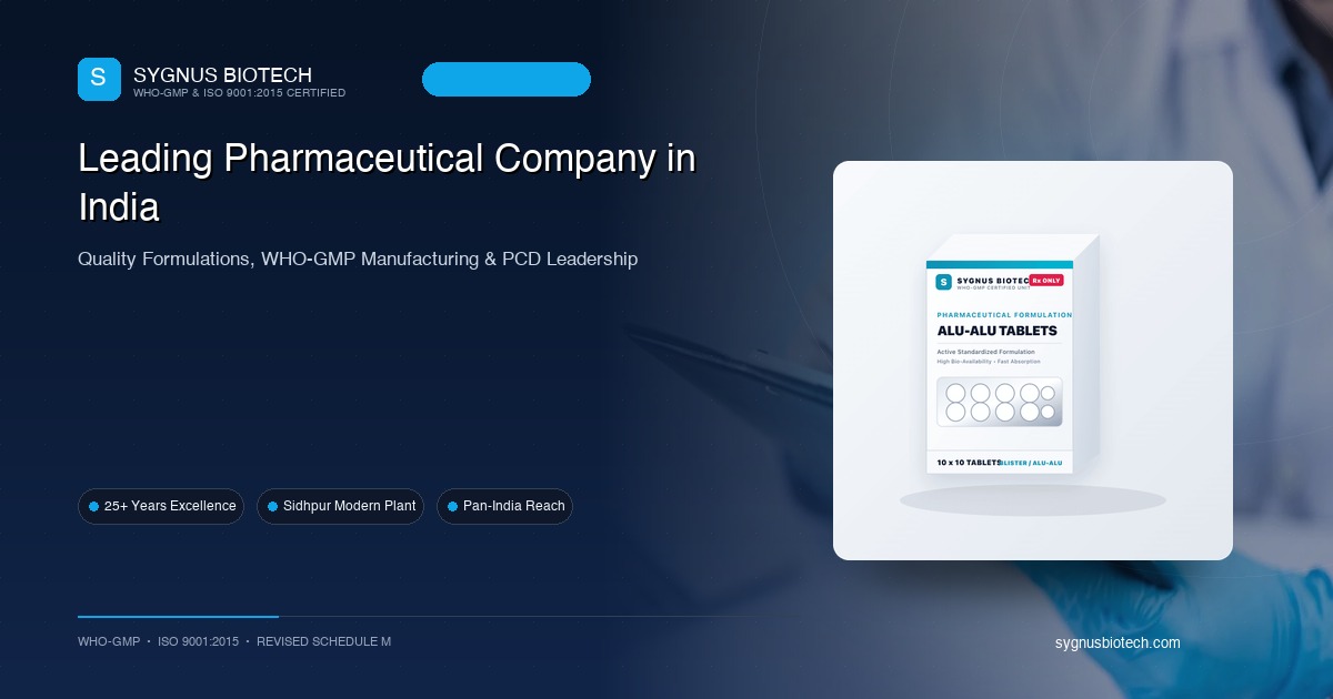 Sygnus Biotech - Leading Pharmaceutical Company in India Manufacturing Plant