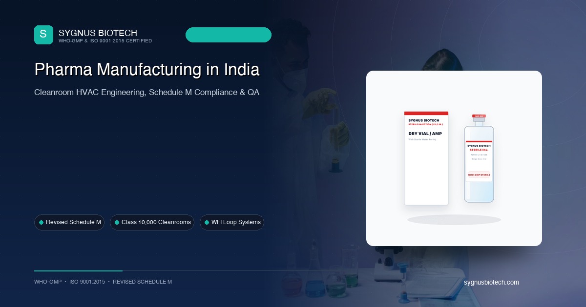 Pharma Manufacturing in India: Current Quality Guidelines, Revised Schedule M & Global CDMO Leadership